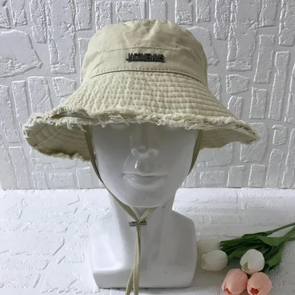 帽子・その他 JACQUEMUS Ribbed wool hat off white Jacquemus Le Bonnet Ribbed Beanie Hat Beige Men's - FW22 - US